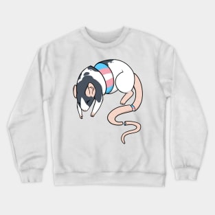 Transgender Pride Rat Crewneck Sweatshirt